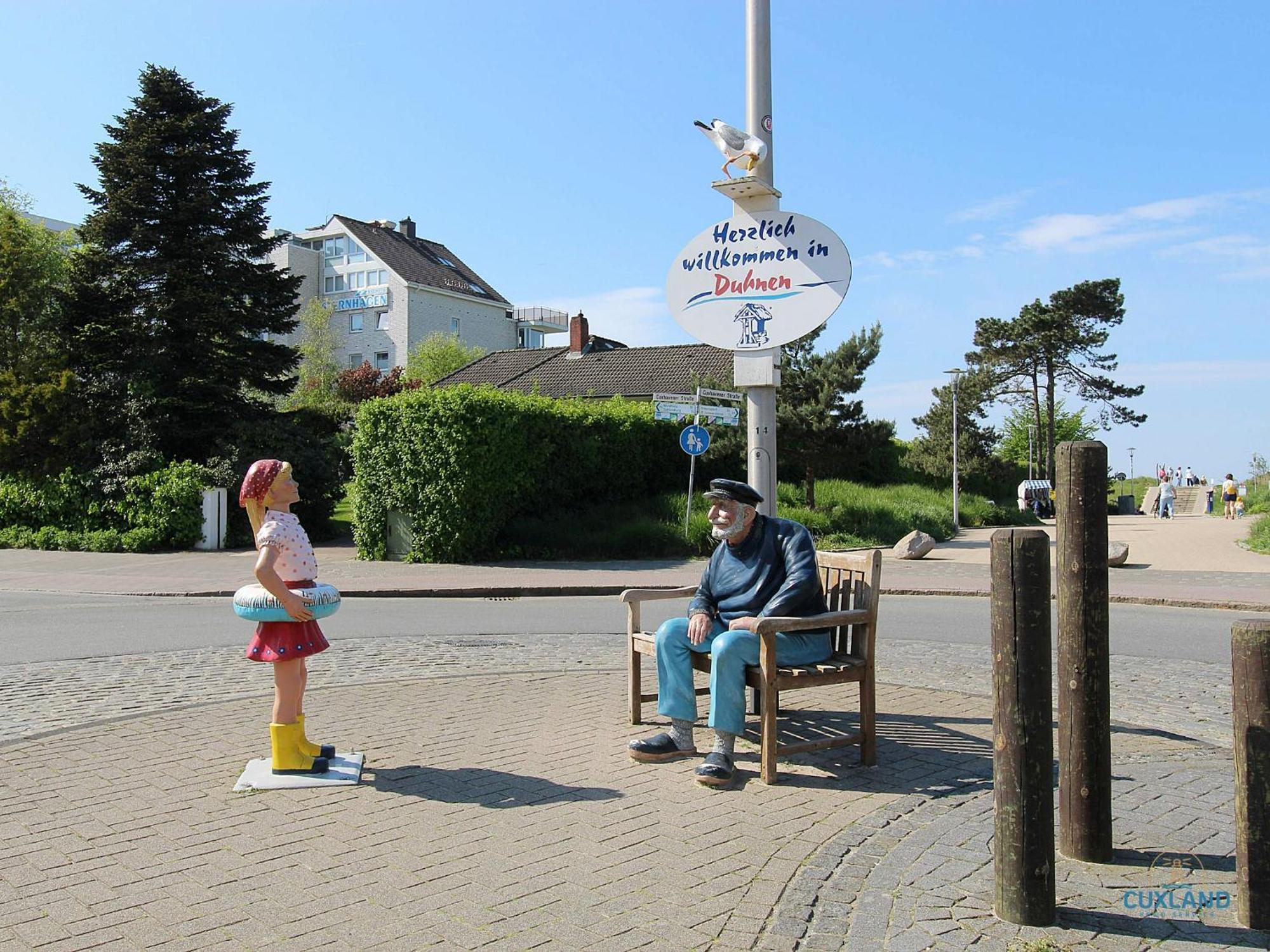 Urlaub Mit Blick Auf Die Duhner Heide Cuxhaven Kültér fotó